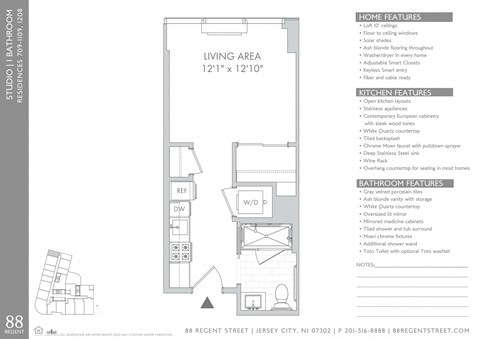 88 Regent Street Studio-2 Beds Apartment for Rent - Photo Gallery 39